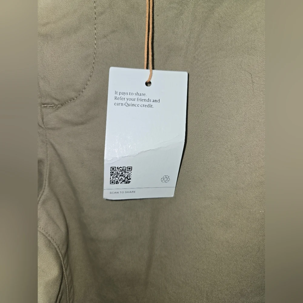 Quince women's Tan Pants - Picture 4 of 5